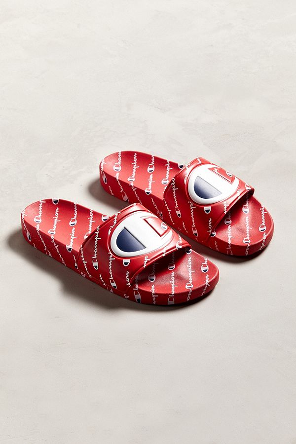 Big Logo Monogram Slide Sandal