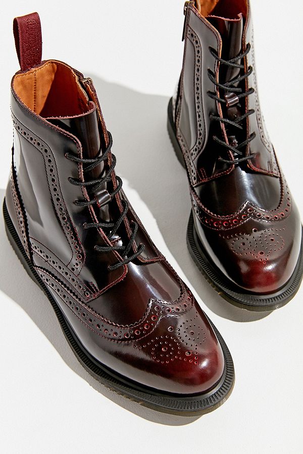 Delphine 8-Eye Brogue Boot